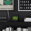 Newgate Space Hotel Orbatron Alarm Clock Black Case - Black Lens - Green Led