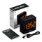 Newgate Space Hotel Orbatron Alarm Clock Black Case - Black Lens - Orange Led