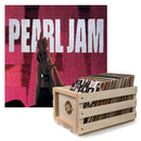 Crosley Record Storage Crate Pearl Jam Ten Vinyl Album Bundle