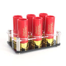 Hunting Gift 12 Red Gauge Shotgun Shell Shot Glasses Set with PU Leather Bag