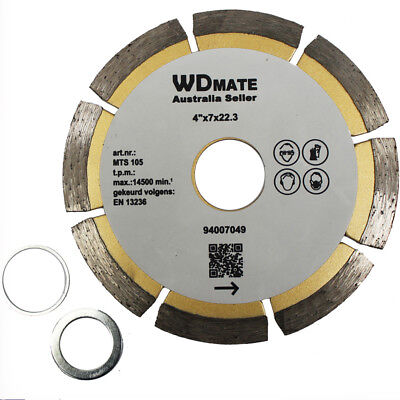 5x 105mm Dry Diamond Cutting Disc 2.0*7mm 4.0