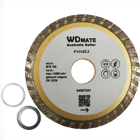 105mm Diamond Cutting Disc Dry Wet 4.0