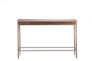 Wooden Iron Narrow Hallway Console Table with Finial Legs