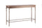 Wooden Iron Narrow Hallway Console Table with Finial Legs