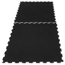 CORTEX 10mm Commercial Interlocking Rubber Gym Tile Mat (1m x 1m)