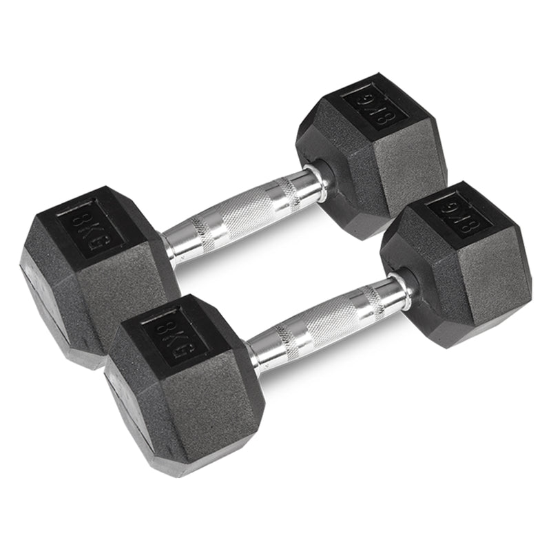 CORTEX 8kg Hex Dumbbell (Pair)