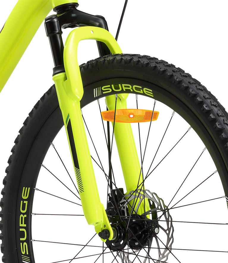 Progear Bikes Surge MTB Mens 26*19" in Fluro Yellow