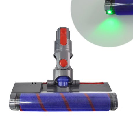 Fluffy head with laser light for Dyson V7, V8, V10, V11 & V15