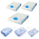 9 Pack Space Saver Vacuum Seal Storage Bag Kit, 2 Large, 5 Medium & 2 Small