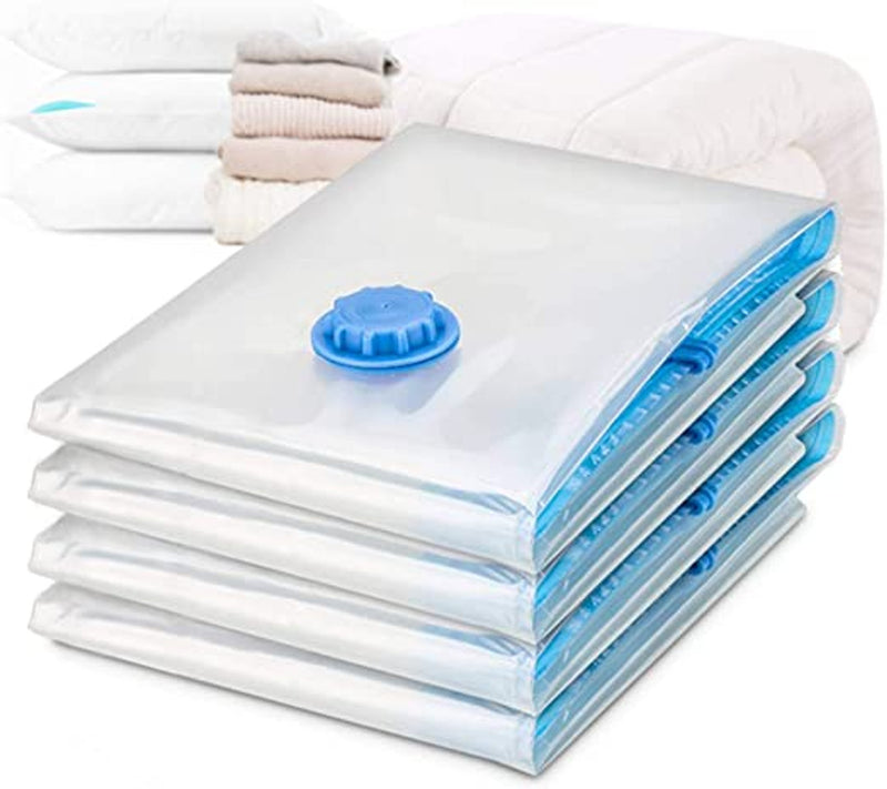 9 Pack Space Saver Vacuum Seal Storage Bag Kit, 2 Large, 5 Medium & 2 Small