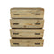 Tallboy with 4 Storage Drawers in Wooden Light Brown Colour