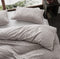 Tufted ultra soft microfiber quilt cover set-single beige