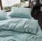 Tufted ultra soft microfiber quilt cover set-single sage green