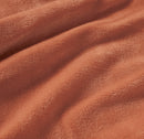 2 in 1 Teddy Sherpa  Quilt Cover Set and Blanket double size terracotta