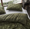 Tufted ultra soft microfiber quilt cover set-king khaiki green