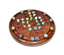 Wooden Solitaire Game - Marble balls