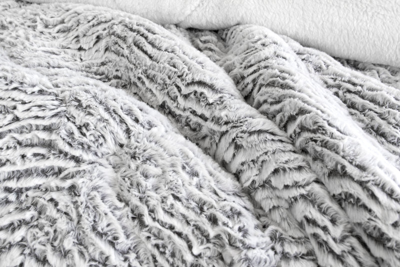 Faux Fur SHERPA 3PCE COMFORTER SET - SINGLE/DOUBLE