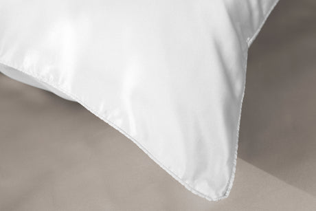 White SILK PILLOWCASE - 51X76CM