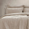 Embre Linen Look Washed Cotton QUILT COVER SET - QUEEN