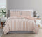 Cove TEXTURED ROSE DUST QUILT COVER SET - KING