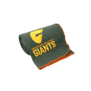 AFL Licensed Polar Fleece Throw GWS Giants Embroidered