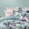 Bianca Mika Green Cotton Sateen Quilt Cover Set Super King