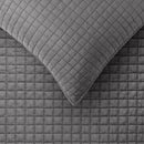 Accessorize Zane Charcoal Coverlet Set Queen/King