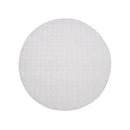 Little Gem Round Linen Cotton Baby Play Mat Silver 130cm Diameter