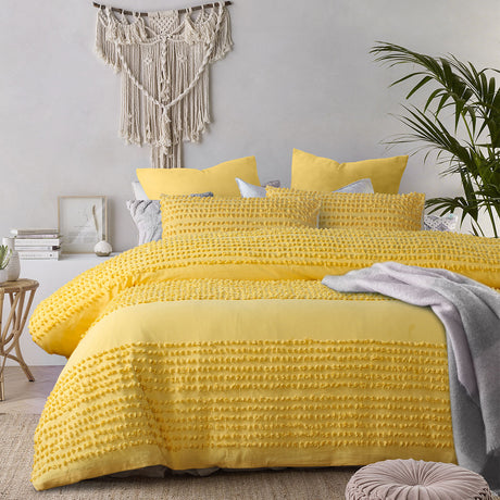 Accessorize Betty Betty Banana Cotton Quilt Cover Set Queen