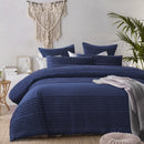 Accessorize Betty Betty Dark Denim Cotton Quilt Cover Set Double