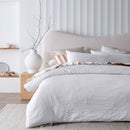 Accessorize Elma White Jacquard Quilt Cover Set King