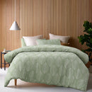 Accessorize Leaf Jacquard Quilt Cover Set King