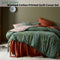 Accessorize Lisa Green Washed Cotton Printed Quilt Cover Set King