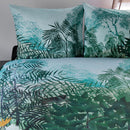 Bedding House Madagascar Green Cotton Quilt Cover Set King