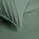 Bedding House Organic Cotton Basic Green Quilt Cover Set King