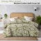 Accessorize Betty Otway Moss Green Washed Cotton Printed Quilt Cover Set Queen