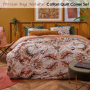 Bedding House Persian Rug Natural Cotton Quilt Cover Set King