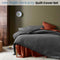 Accessorize Soho Waffle Dark Grey Quilt Cover Set King