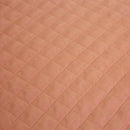 J.Elliot Home Adela Clay Pink Velvet Quilted Coverlet Set Queen/King