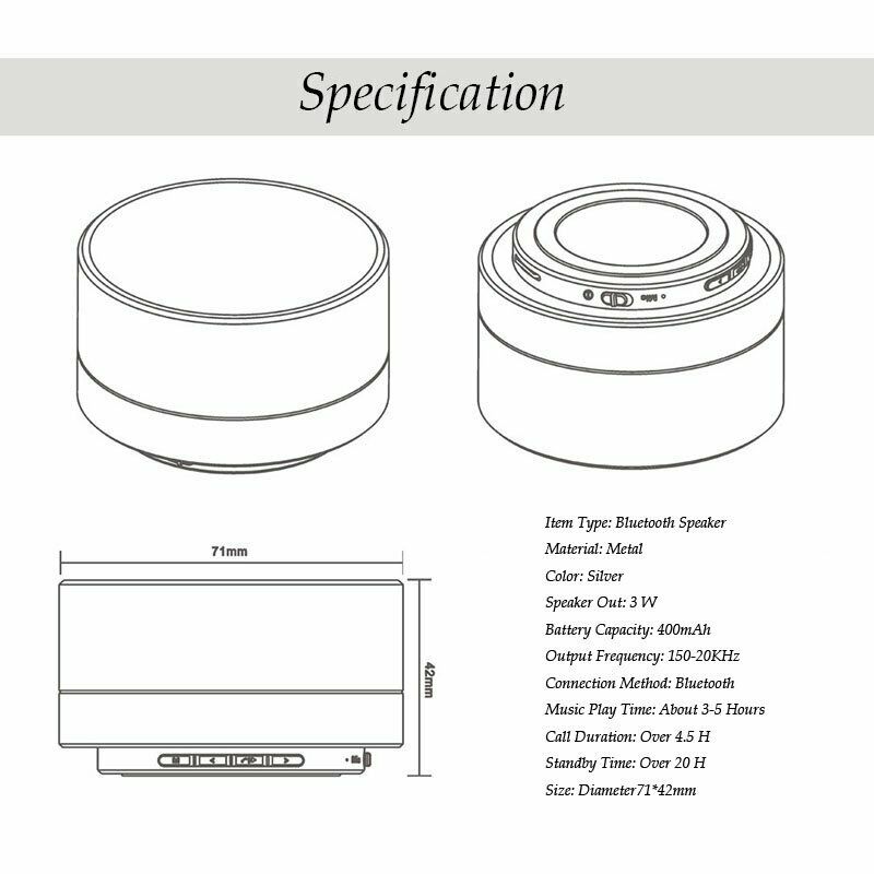 Bluetooth Speakers Portable Wireless Speaker Music Stereo Handsfree Rechargeable