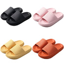 Pillow Slides Sandals Non-Slip Ultra Soft Slippers Cloud Shower EVA Home Shoes, Black, 38/39