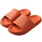 Pillow Slides Sandals Non-Slip Ultra Soft Slippers Cloud Shower EVA Home Shoes, Orange, 36/37