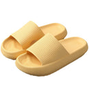 Pillow Slides Sandals Non-Slip Ultra Soft Slippers Cloud Shower EVA Home Shoes, Yellow, 36/37