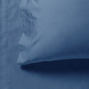 1000TC Ultra Soft Fitted Sheet & 2 Pillowcases Set - Double Size Bed - Greyish Blue