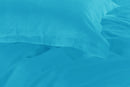 1000TC Tailored King Single Size Light Blue Duvet Doona Quilt Cover Set