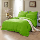 1000TC Tailored King Single Size Green Duvet Doona Quilt Cover Set