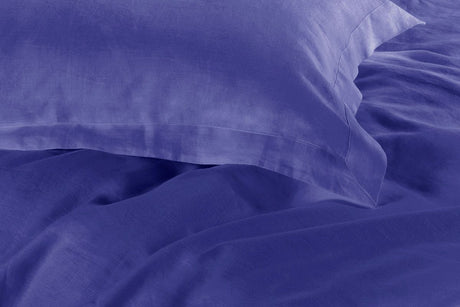 1000TC Tailored Queen Size Royal Blue Duvet Doona Quilt Cover Set