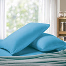 1000TC Premium Ultra Soft Queen size Pillowcases 2-Pack - Light Blue