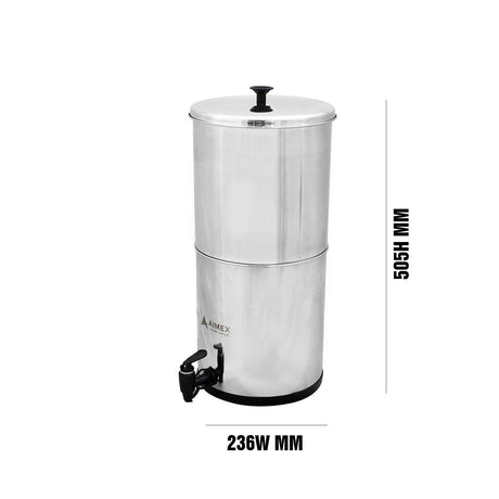 Aimex Water Stainless Steel 304 Water Filter System - White Filter