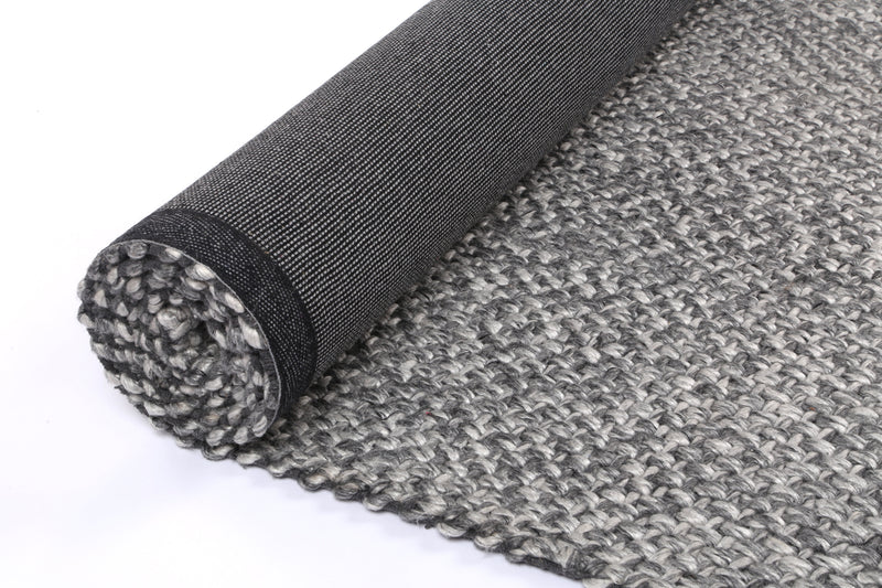 Harlow Chignon Charcoal Wool Blend Rug